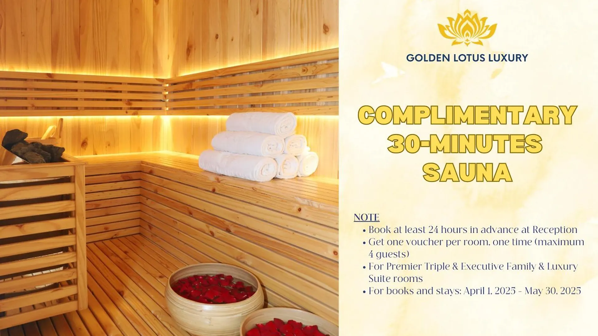 Golden Lotus Luxury Hotel Danang - Complimentary Daily Afternoon Tea Vietnam