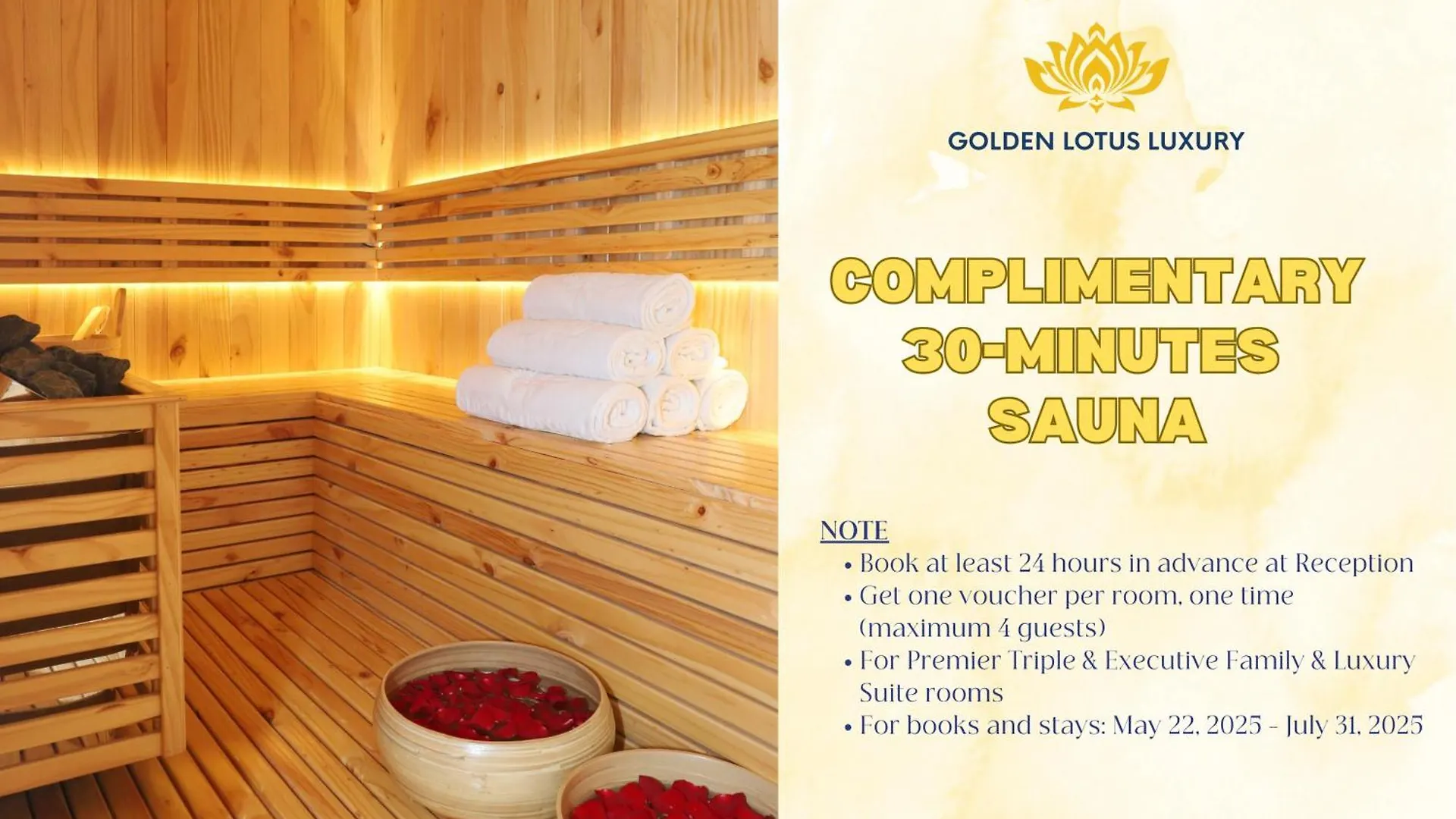 Golden Lotus Luxury Hotel Danang - Complimentary Daily Afternoon Tea Vietnam
